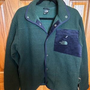 The North Face Men's Green Fleece Jacket